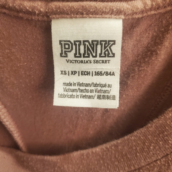 PINK "Thriving" Open backed mauve tanktop - Picture 3 of 3
